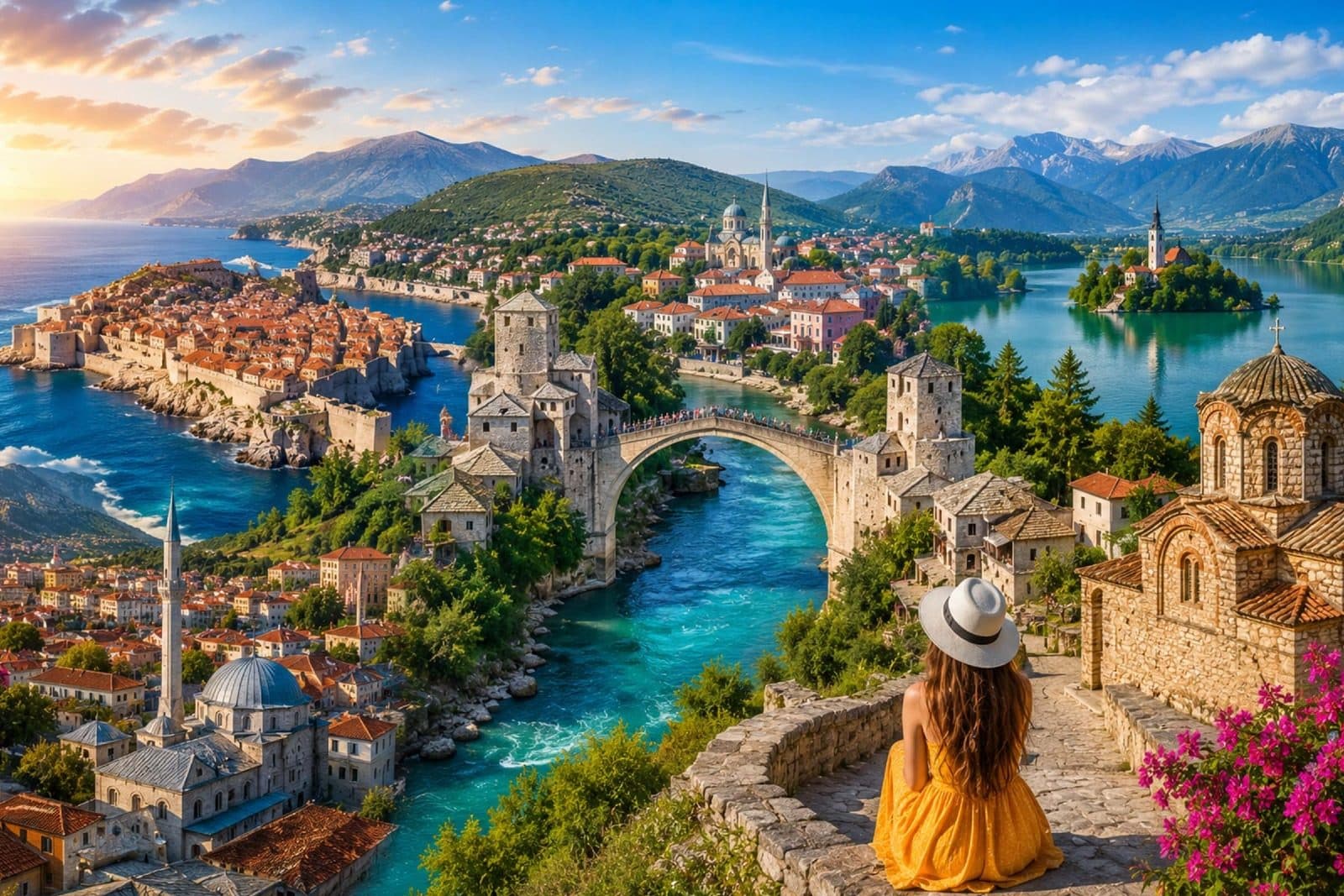 Elegant Balkanlar'da 6 Ülke AJet Hava Yolları ile 7 Gece